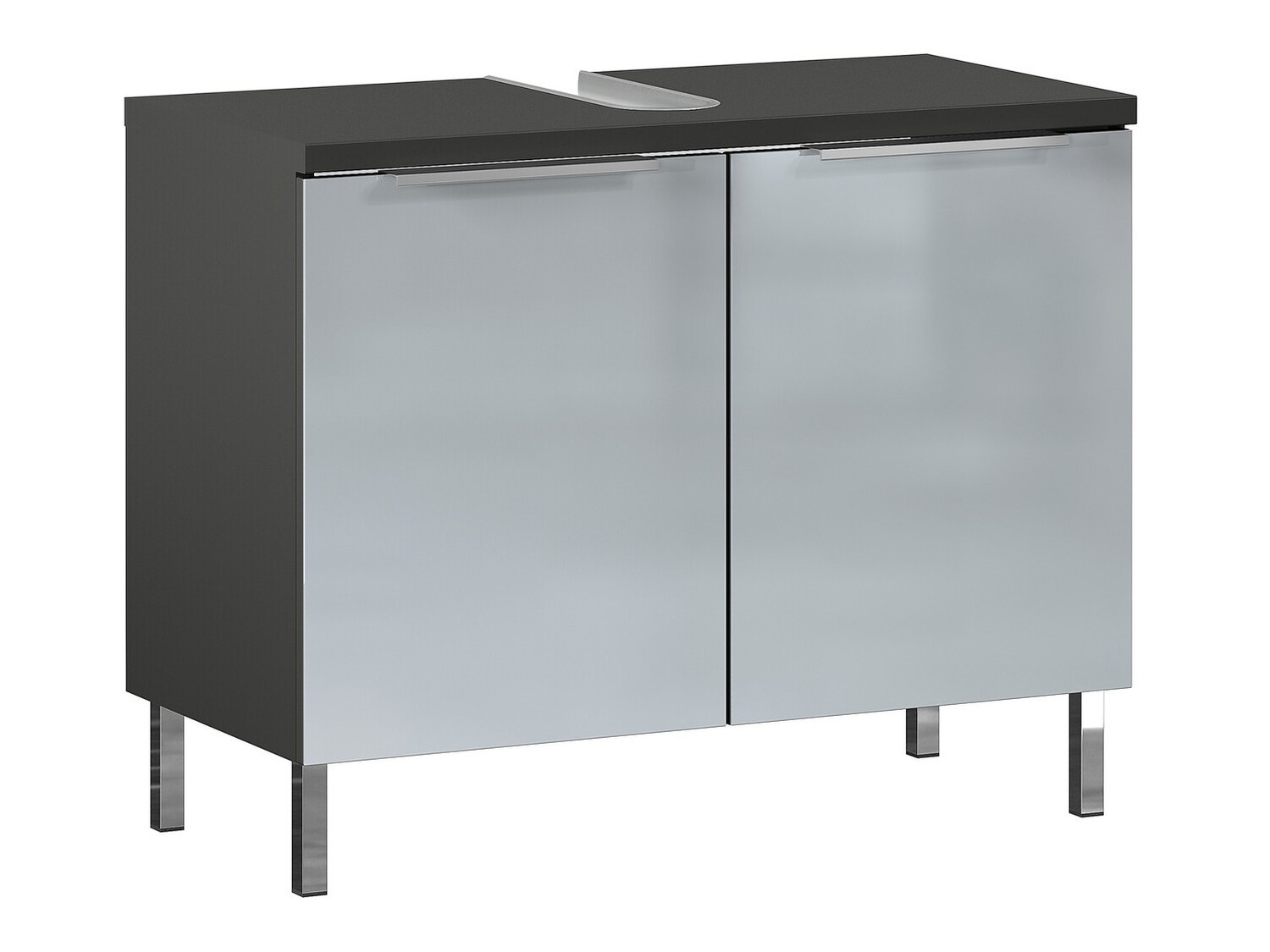 Prostostoječa kopalniška omarica za umivalnik Saldele 102