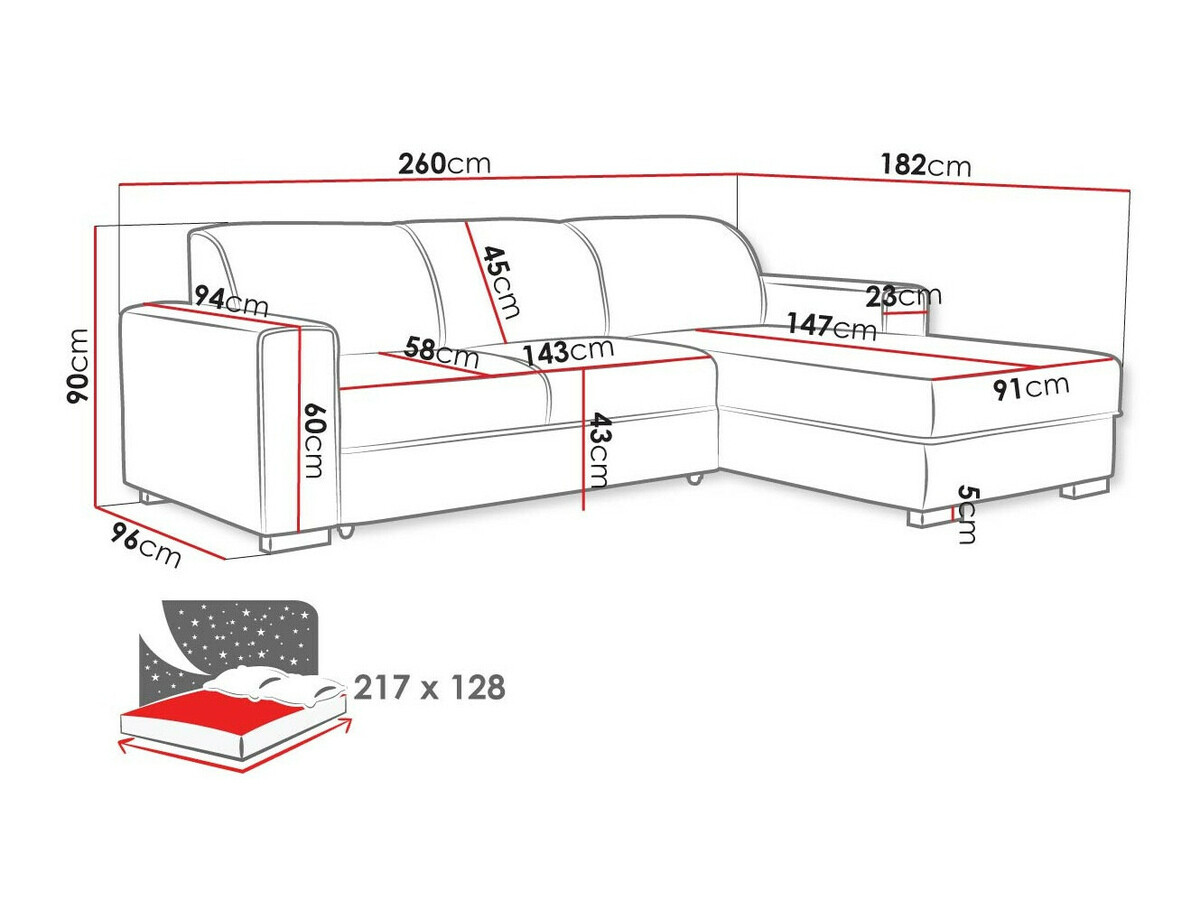 Kotna garnitura Columbus 186 (Crown 2)