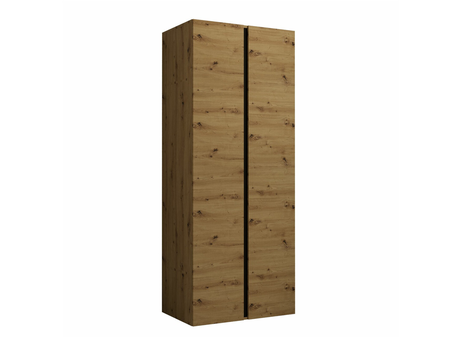 Garderobna omara Pinis (Artisan hrast + Črna)
