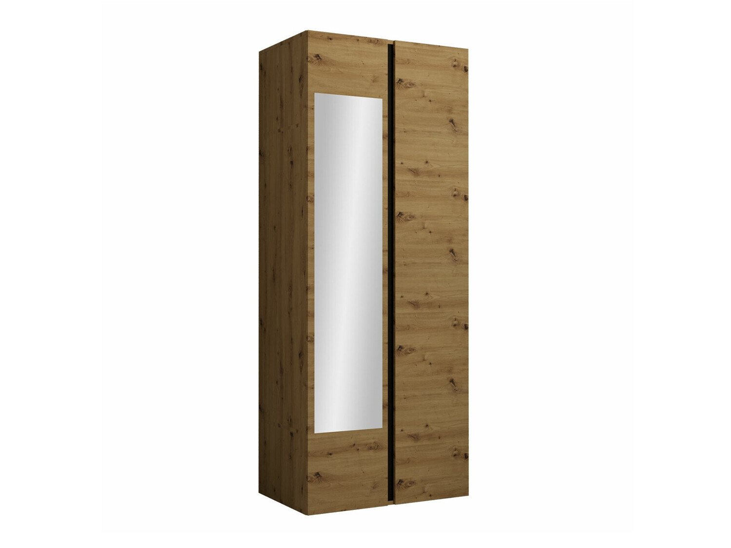 Garderobna omara Pinis I (Artisan hrast + Črna)