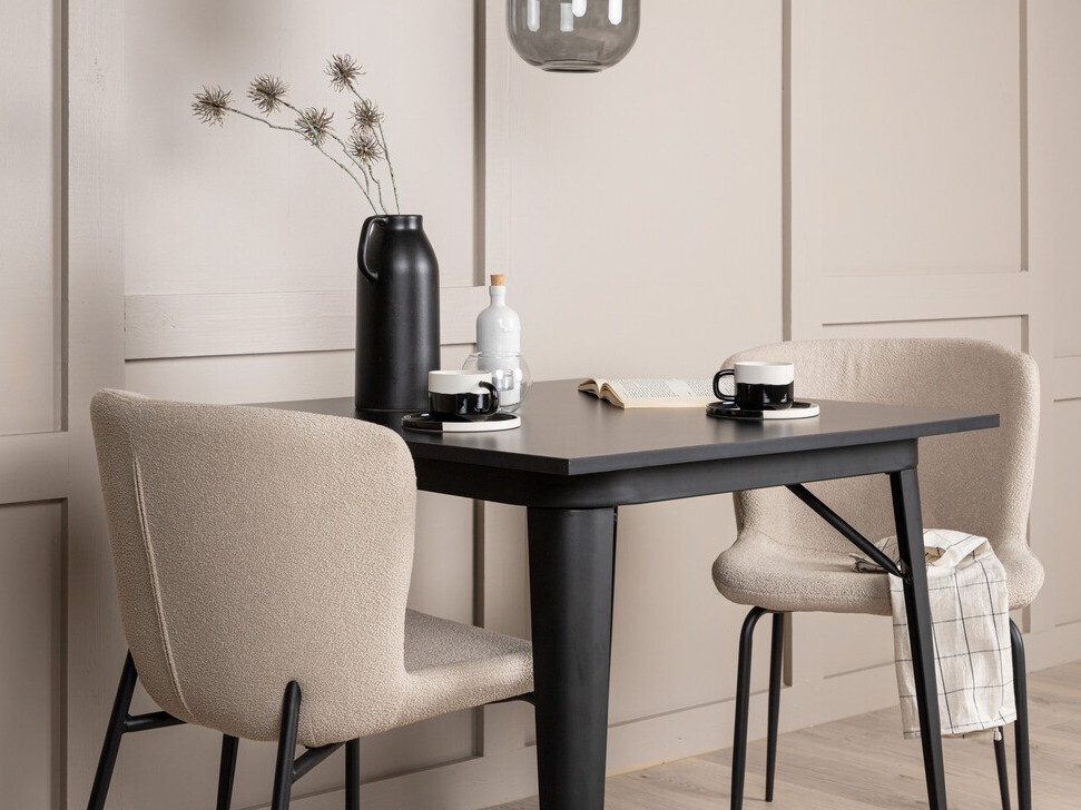 Jedilniški komplet Dallas 3362 (Bež + Črna)