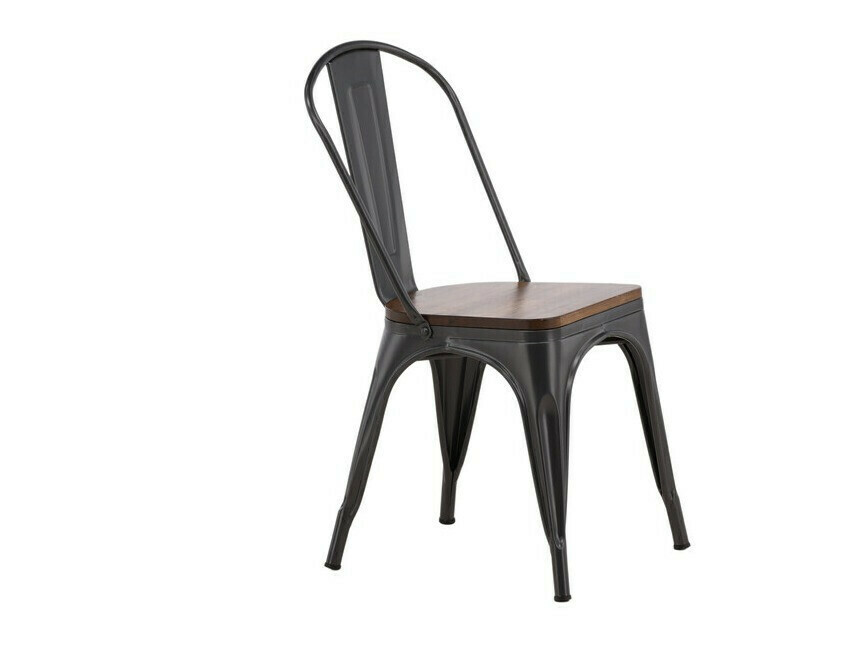 Jedilniški komplet Dallas 3366 (Oreh + Temno siva)