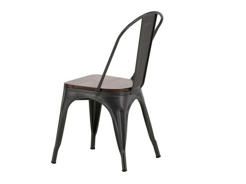 Jedilniški komplet Dallas 3366 (Oreh + Temno siva)