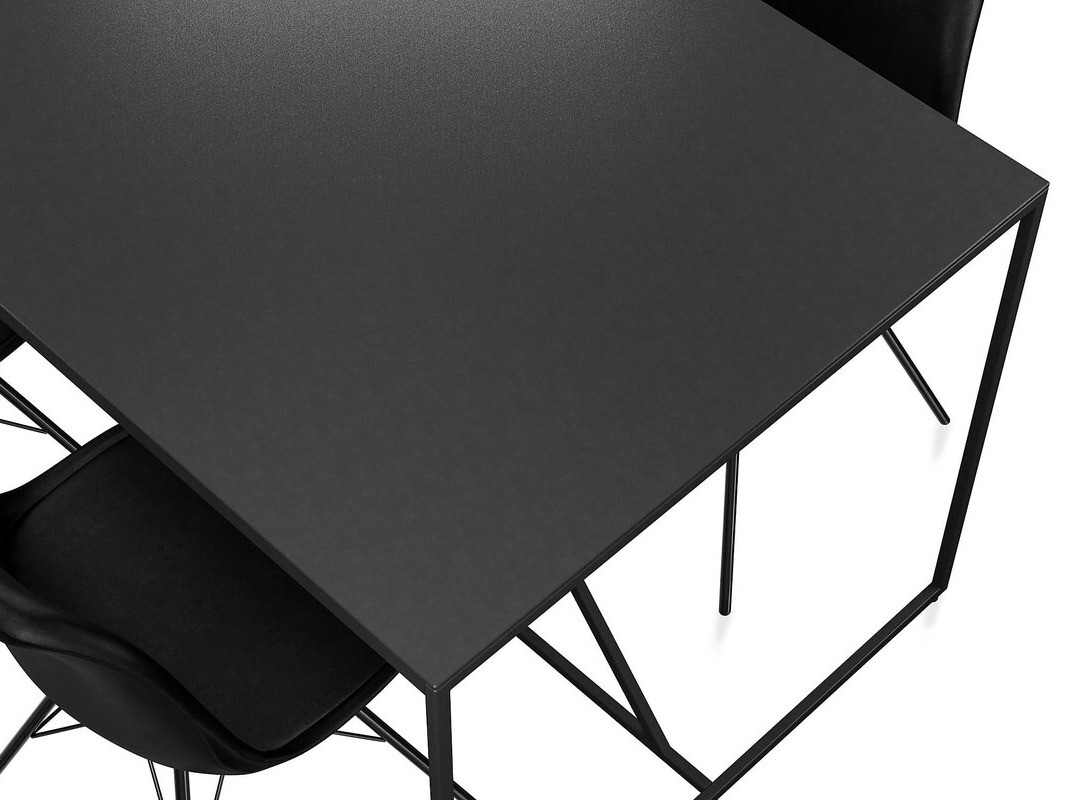 Jedilniški komplet Parkland 388 (Črna)