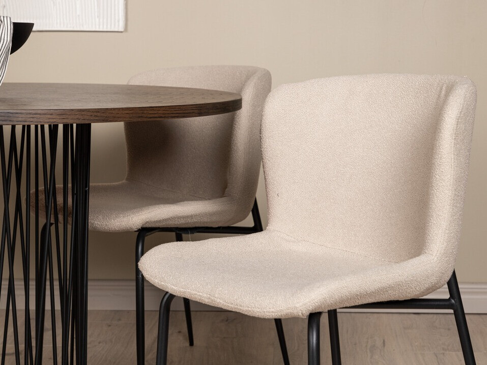 Jedilniški komplet Dallas 3379 (Bež + Črna)