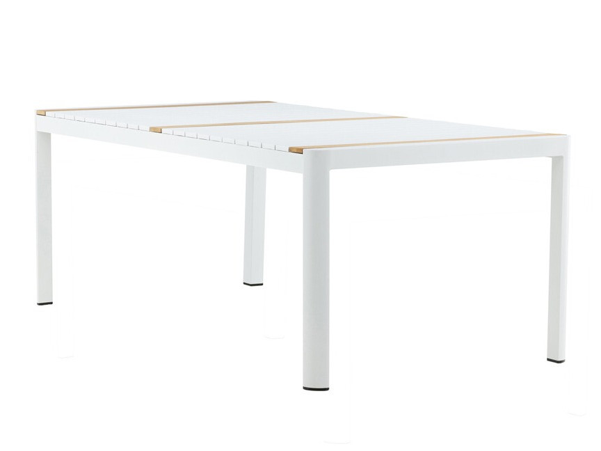 Vrtna miza Dallas 2834 (Bela + Rjava)