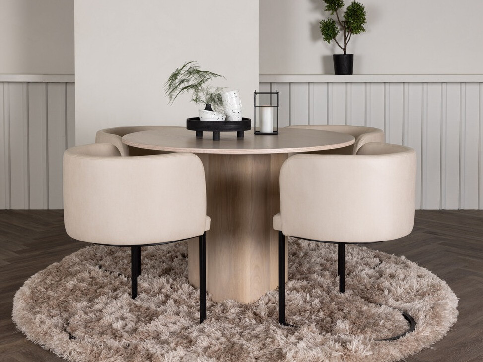 Jedilniški komplet Dallas 3986 (Svetel les)