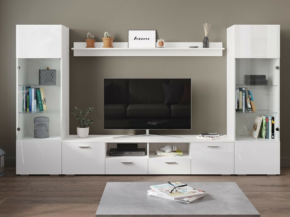 Dnevni prostor Springfield 274 (Bela + Sijaj bela)