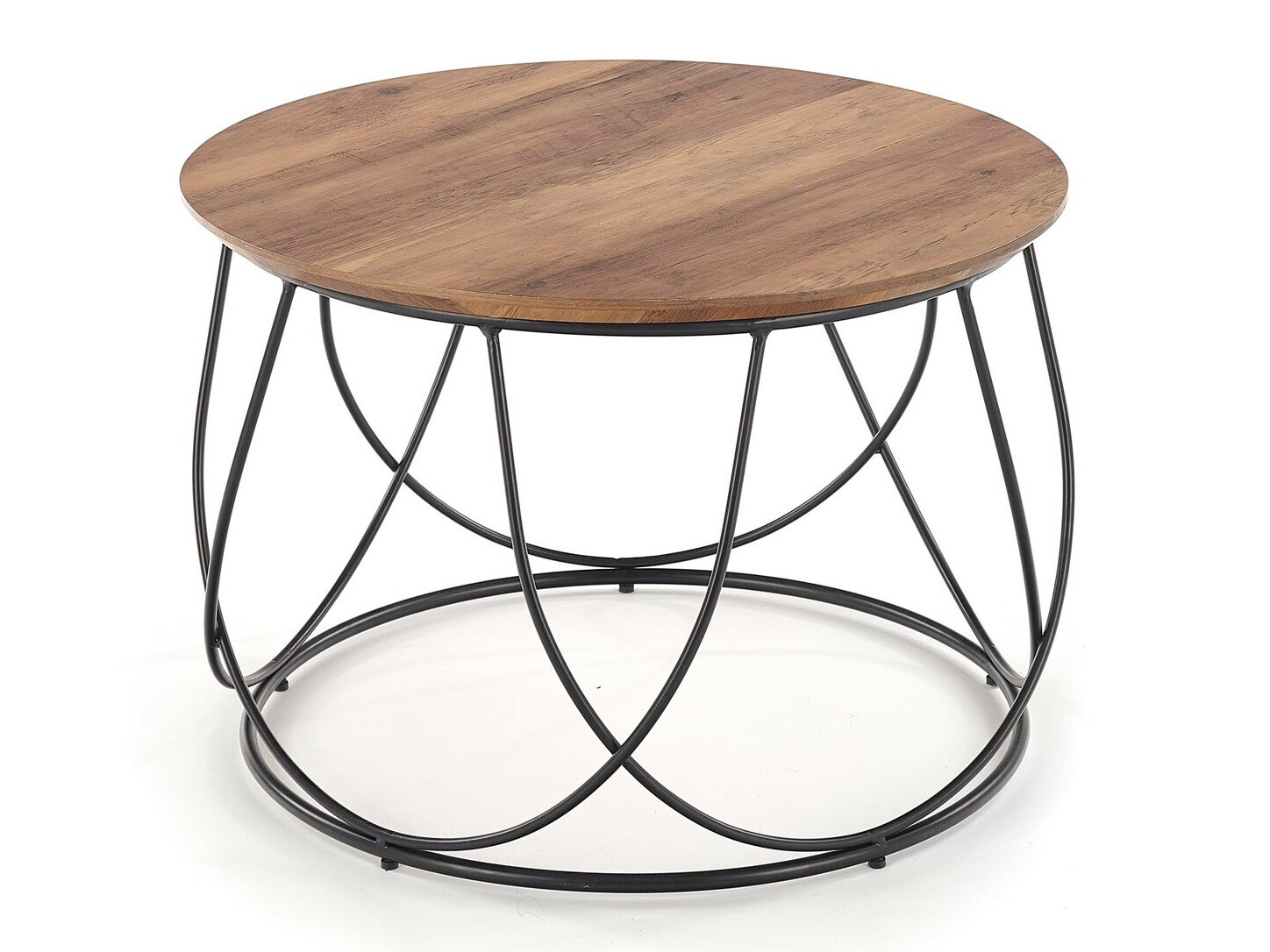 Klubska mizica Houston 689 (Oreh + Črna)