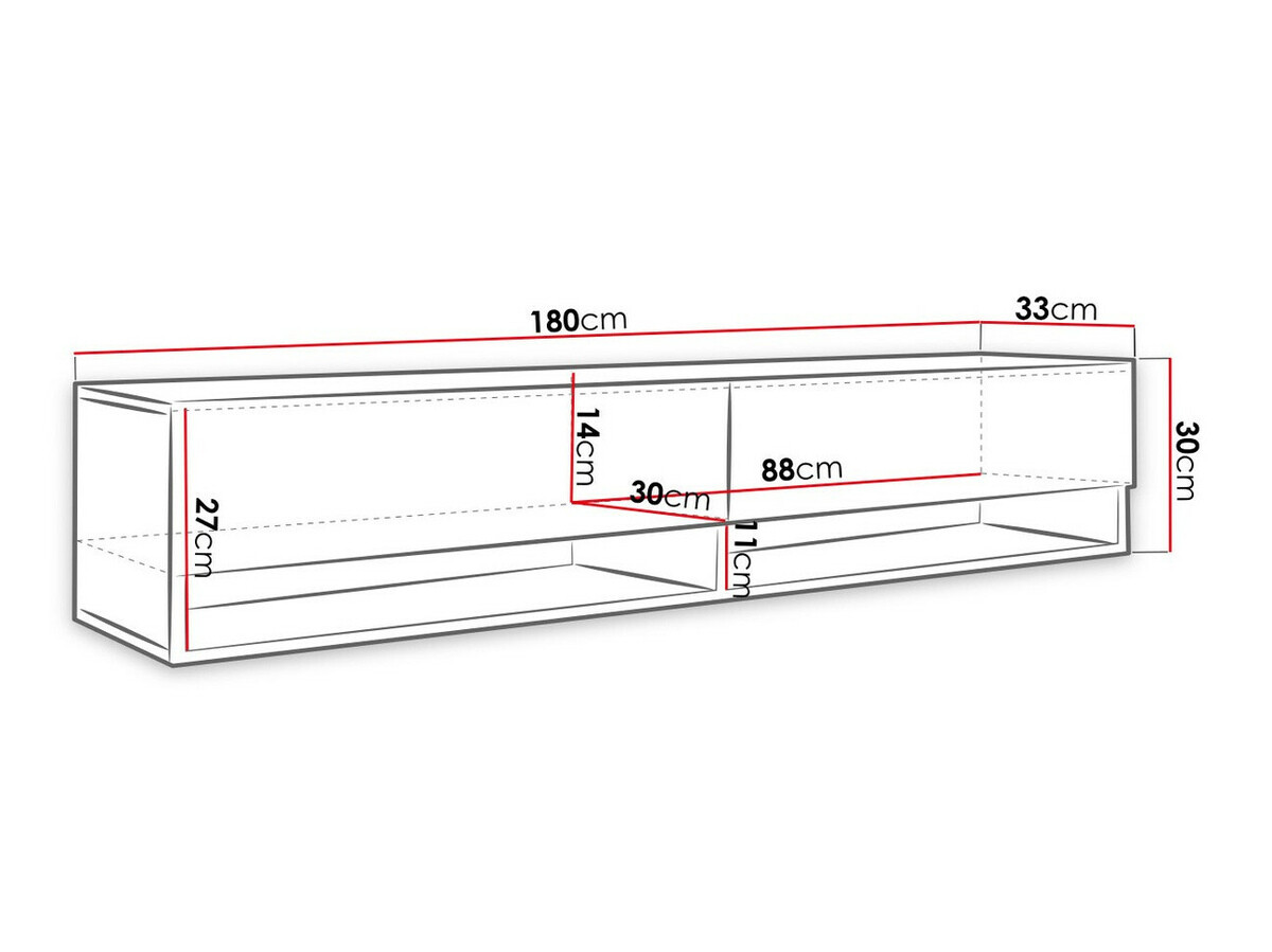 TV-omarica Sarasota 119 (Wotan hrast)
