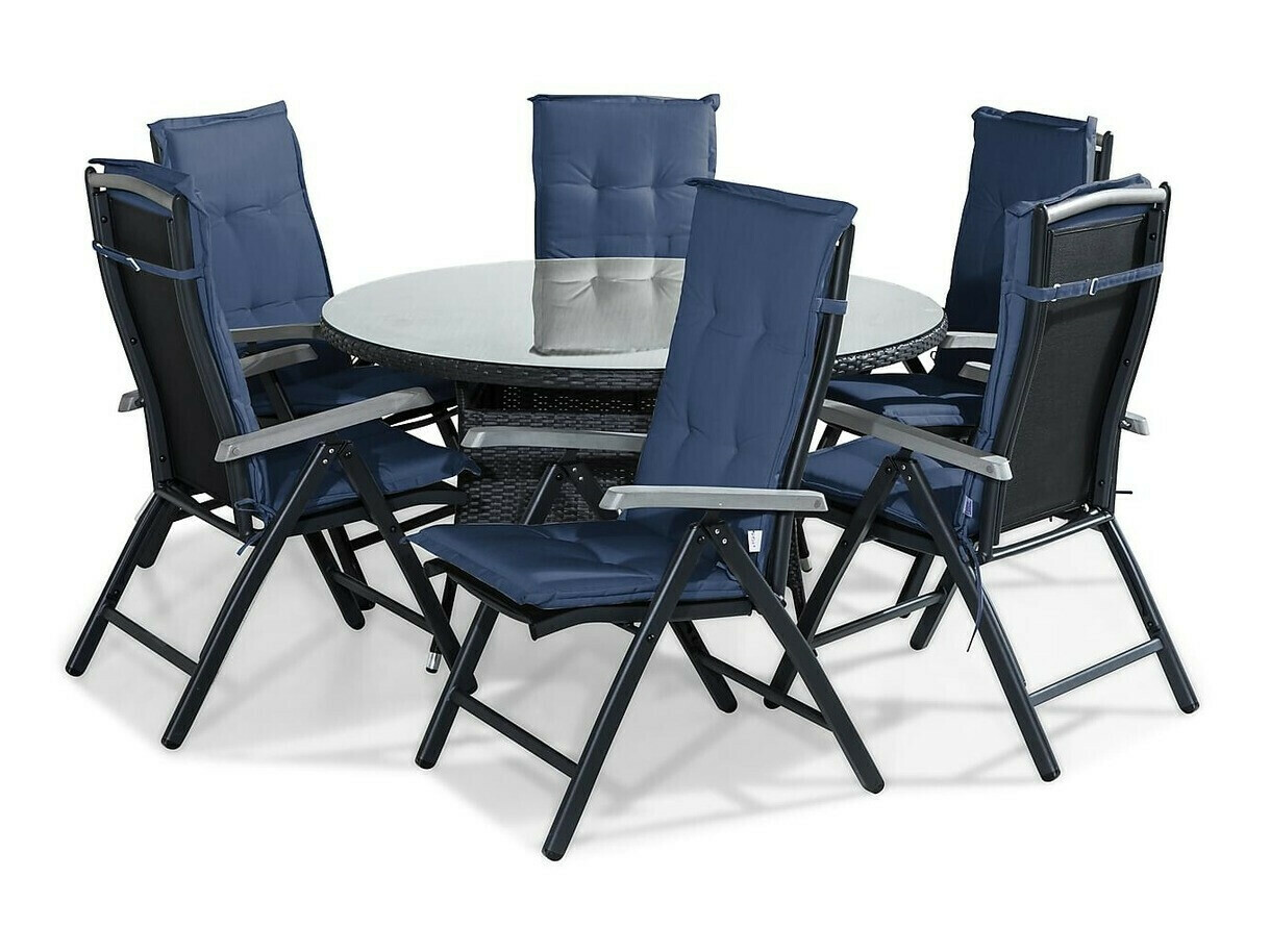 Komplet mize in stolov Comfort Garden 1530 (Modra)