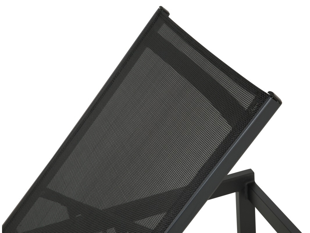 Vrtni ležalnik Comfort Garden 1570 (Črna)