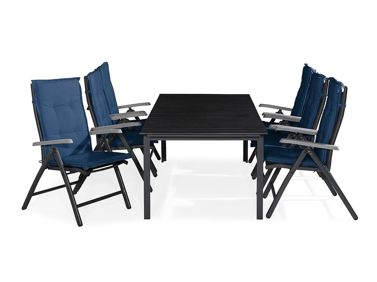 Komplet mize in stolov Comfort Garden 1293 (Modra)