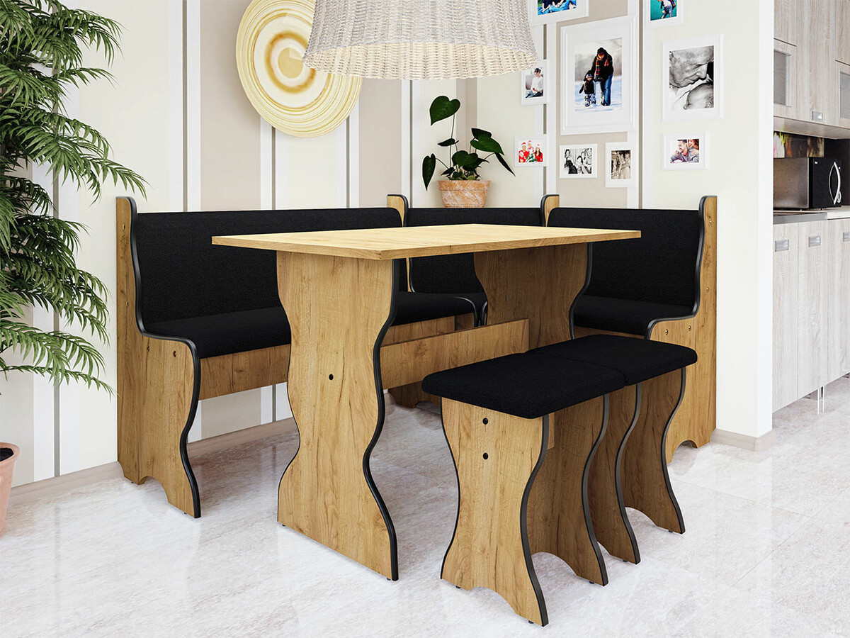 Jedilni kot Reading 100 (Craft zlati hrast + Hugo 100)