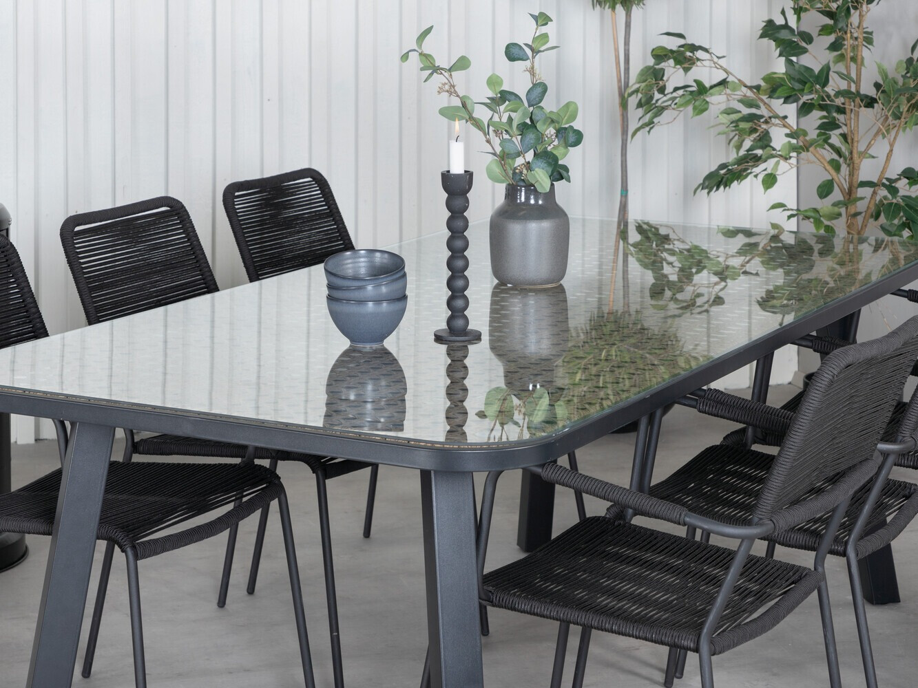 Komplet mize in stolov Dallas 2934