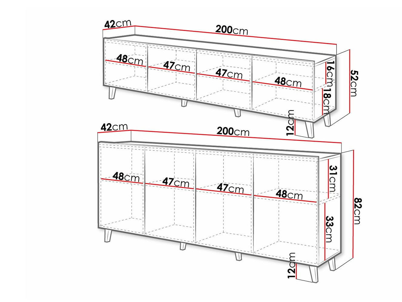 Komplet za dnevno sobo Charlotte 212 (Bela)