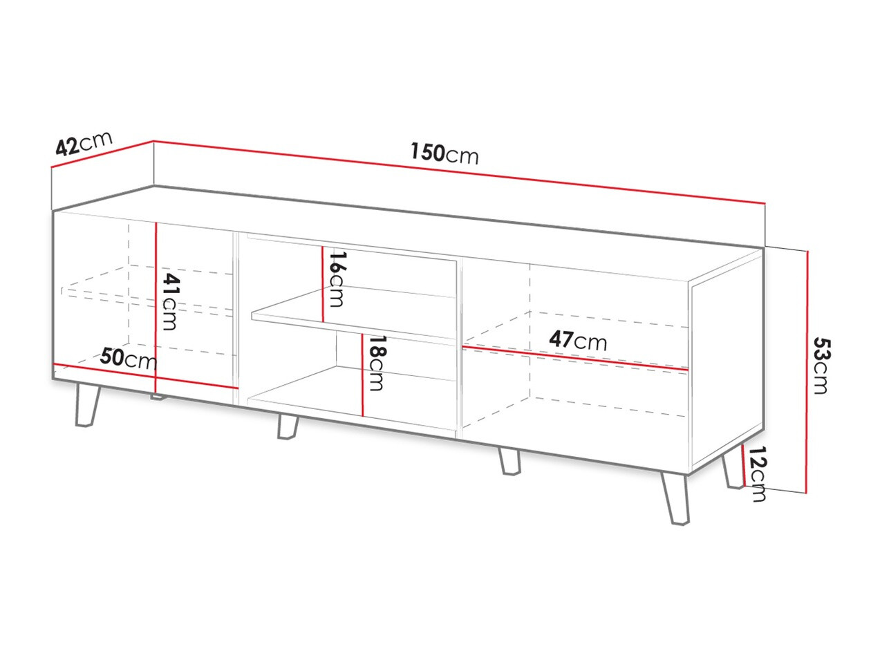 TV-omarica Comes (Wotan hrast)