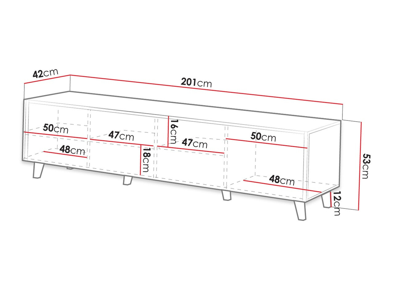 TV-omarica Remeta 103 (Wotan hrast)