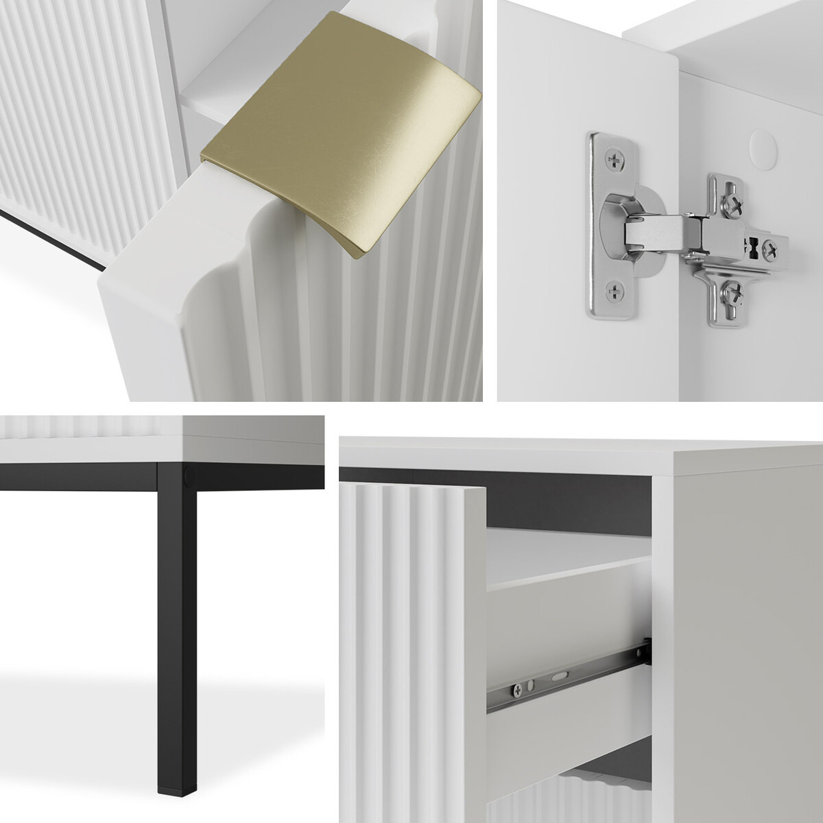 Dnevni prostor Lima L108 (Siva + Črna)