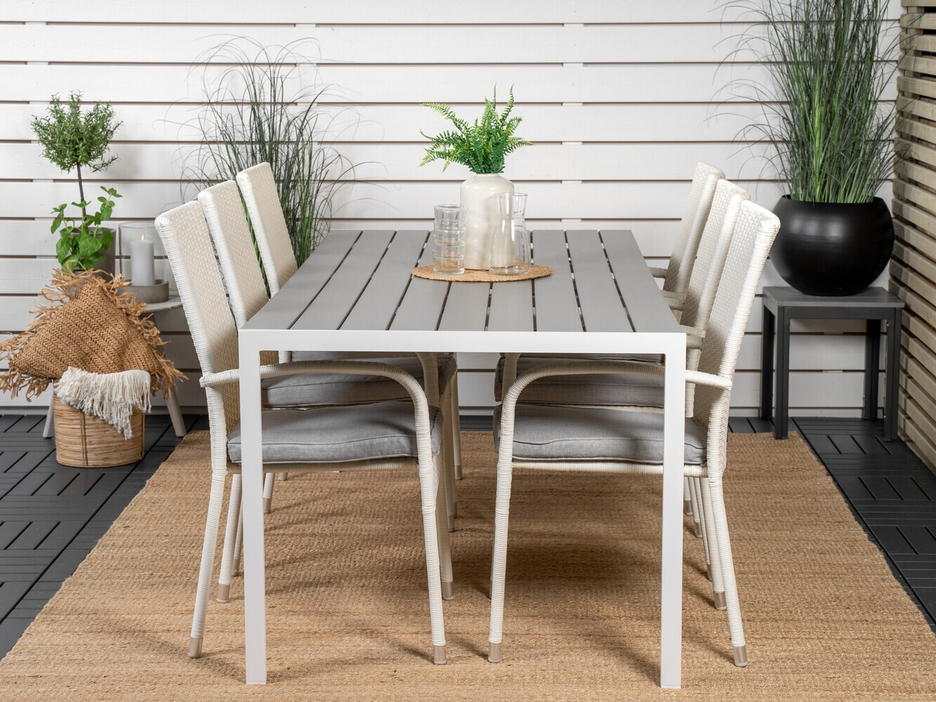 Komplet mize in stolov Dallas 2326