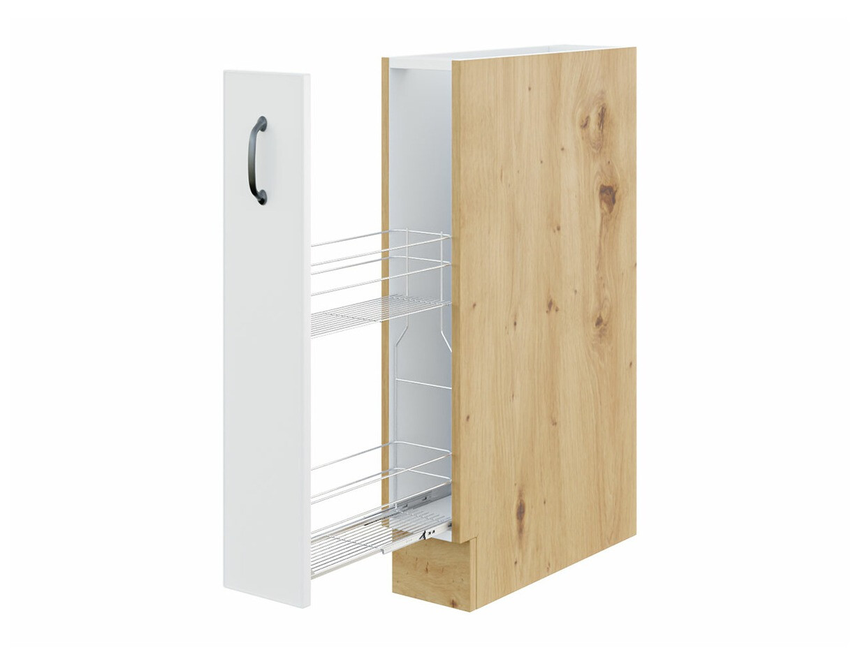 Modularna omarica z izvlečno košaro Retro White 101