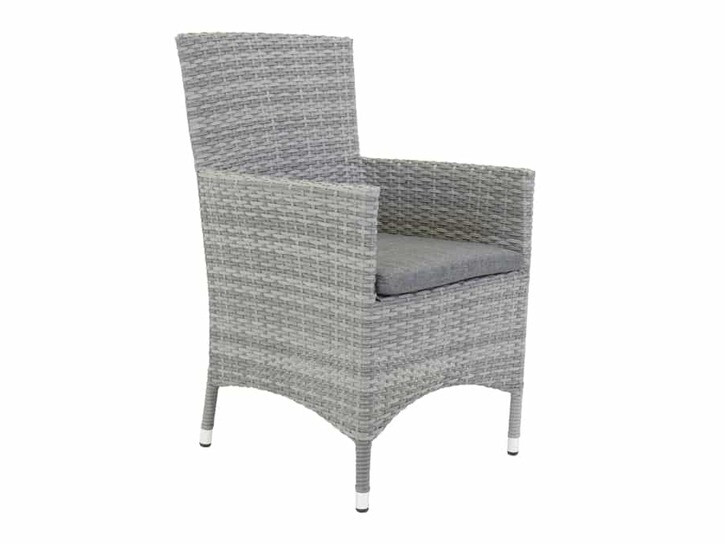 Komplet mize in stolov Dallas 3025 (Siva)