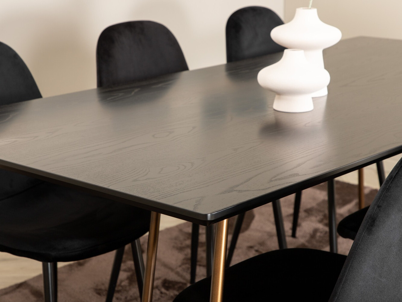 Jedilniški komplet Dallas 2713 (Črna)