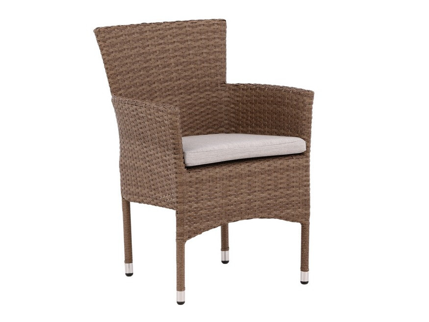 Vrtni stol Dallas 3475 (Rjava + Siva)