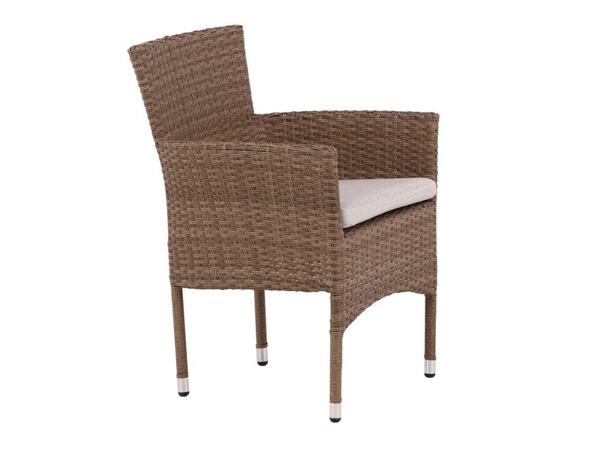 Vrtni stol Dallas 3475 (Rjava + Siva)