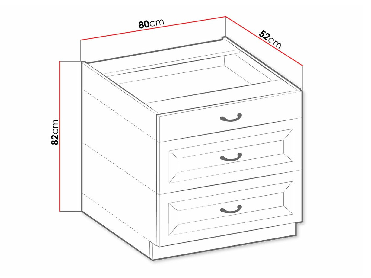 Modularna omarica s predali Retro Grey 120