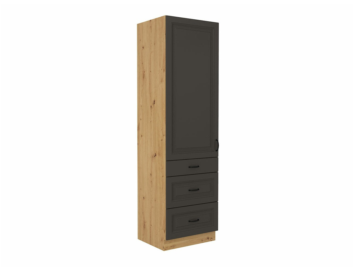 Modularna omarica s predalom in vrati Retro Grey 114
