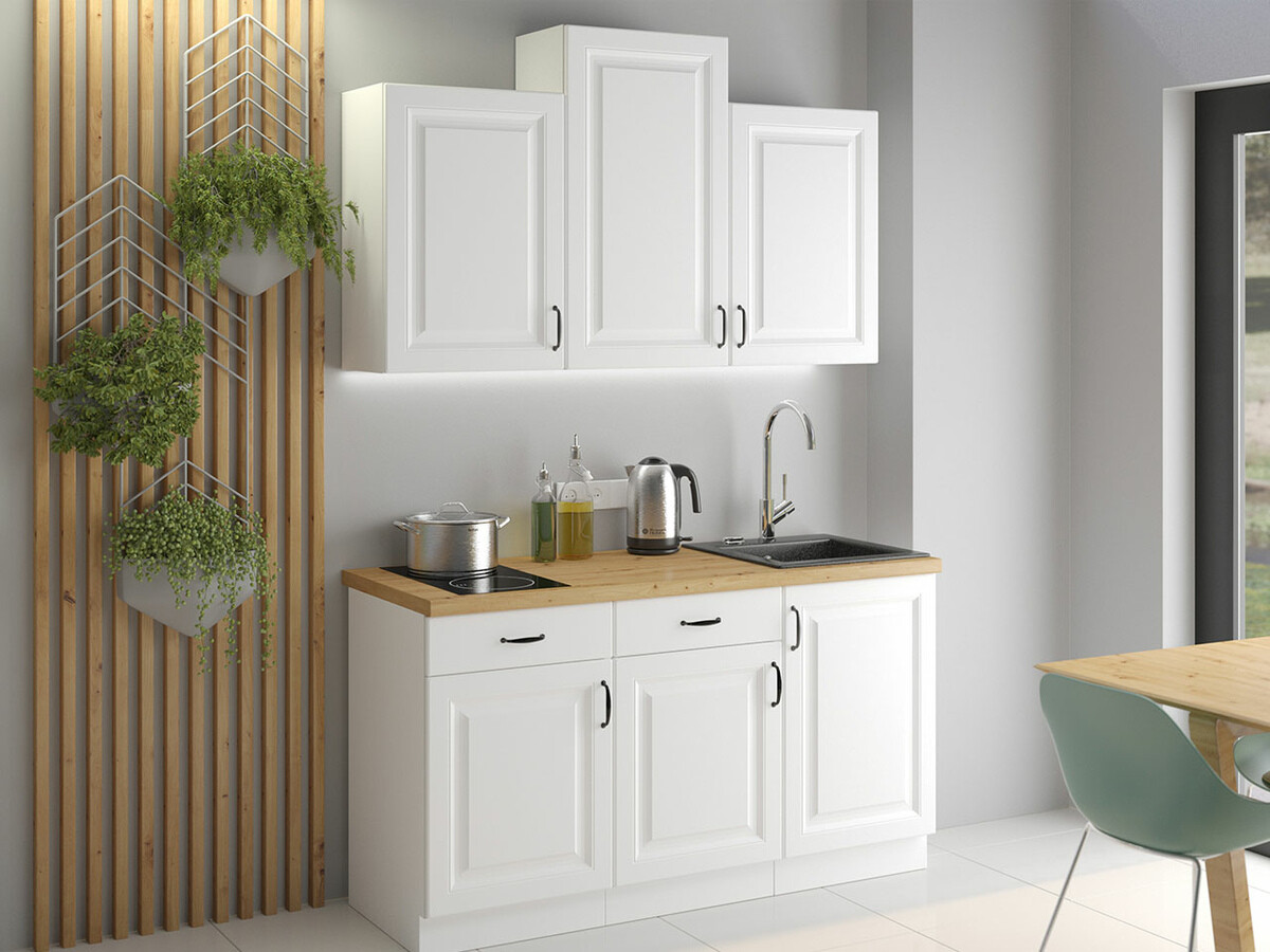 Modularna stenska omarica Retro White 123