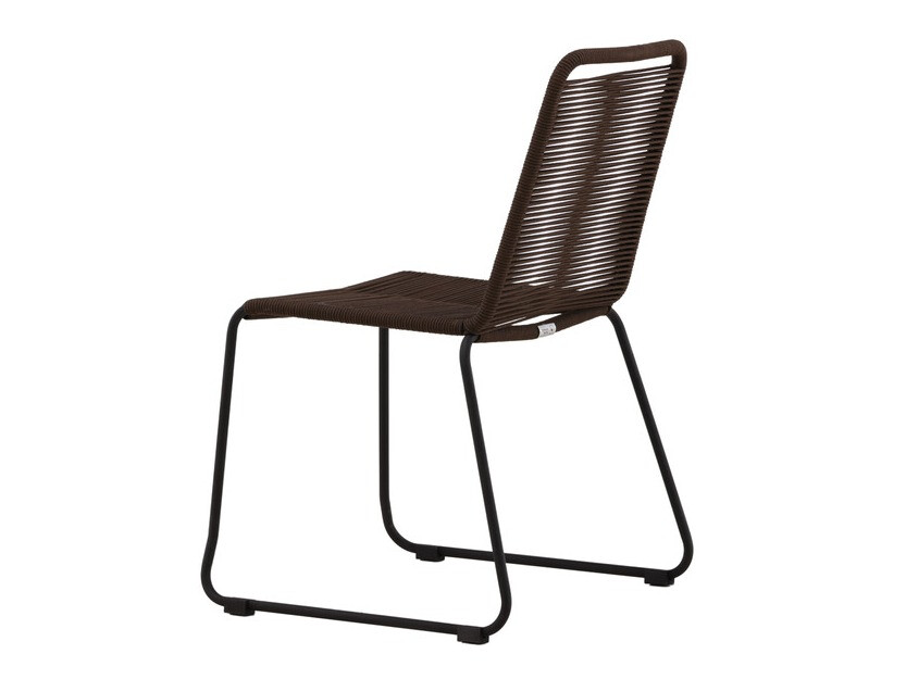 Vrtni stol Dallas 2820 (Temno rjava + Črna)