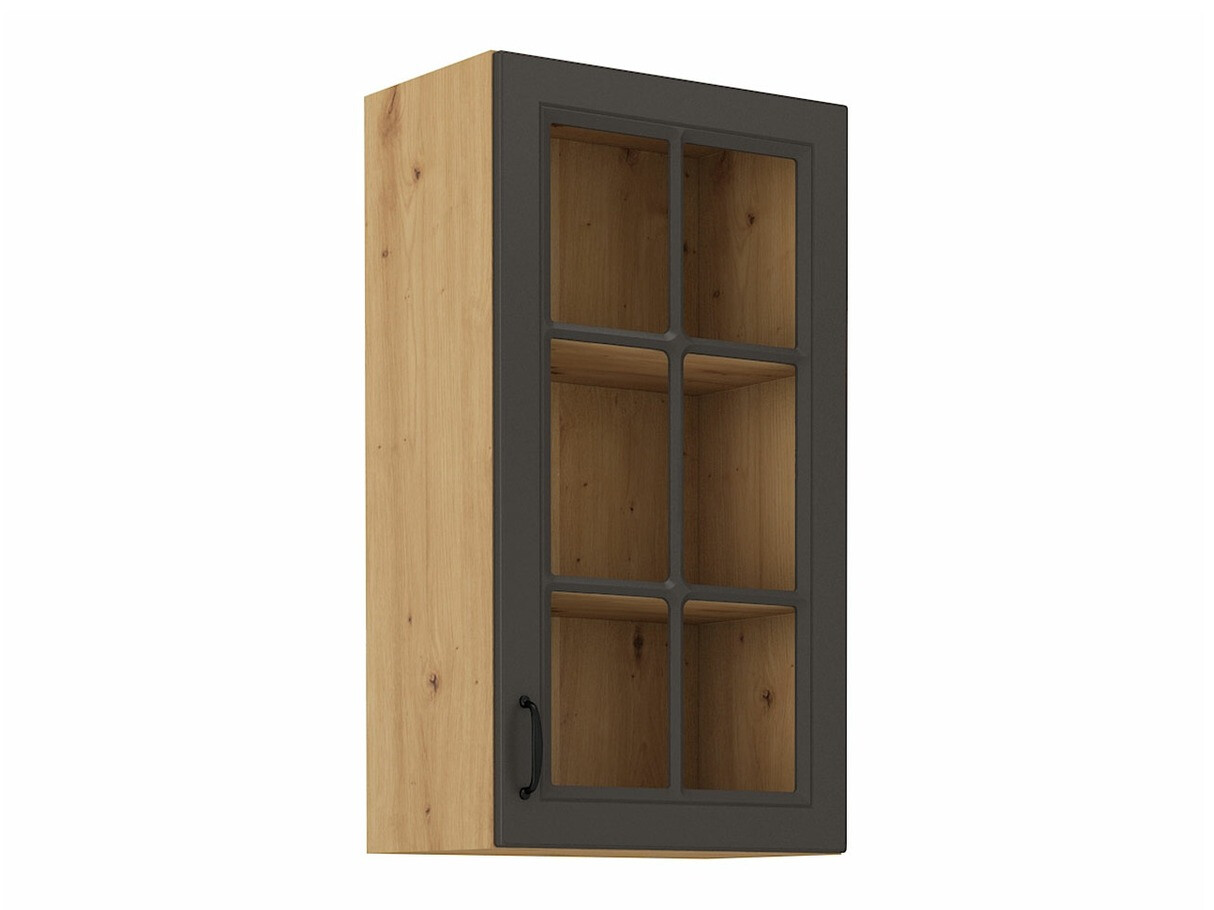 Modularna stenska omarica Retro Grey 129