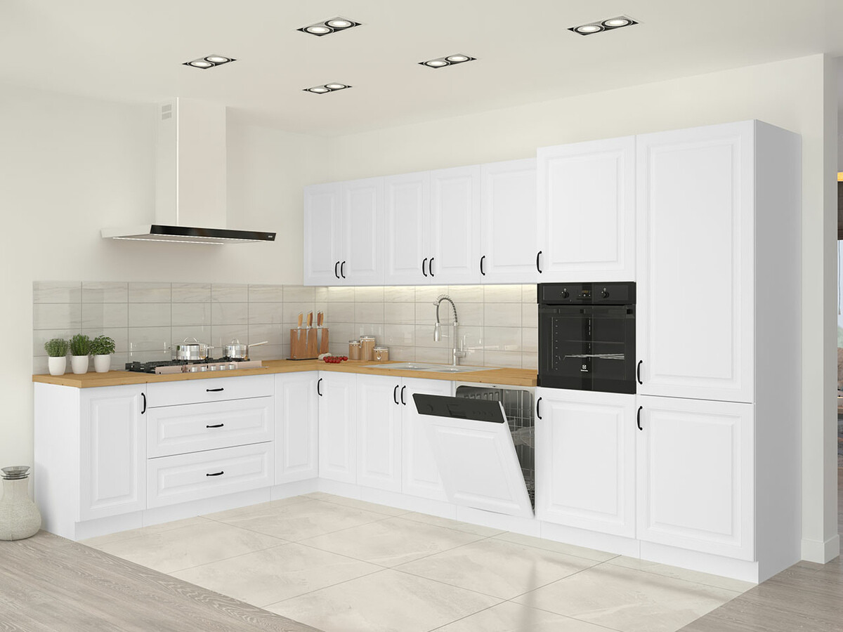 Modularna stenska omarica Retro White 133