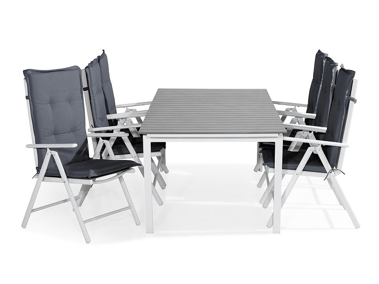 Komplet mize in stolov Comfort Garden 1492 (Siva)