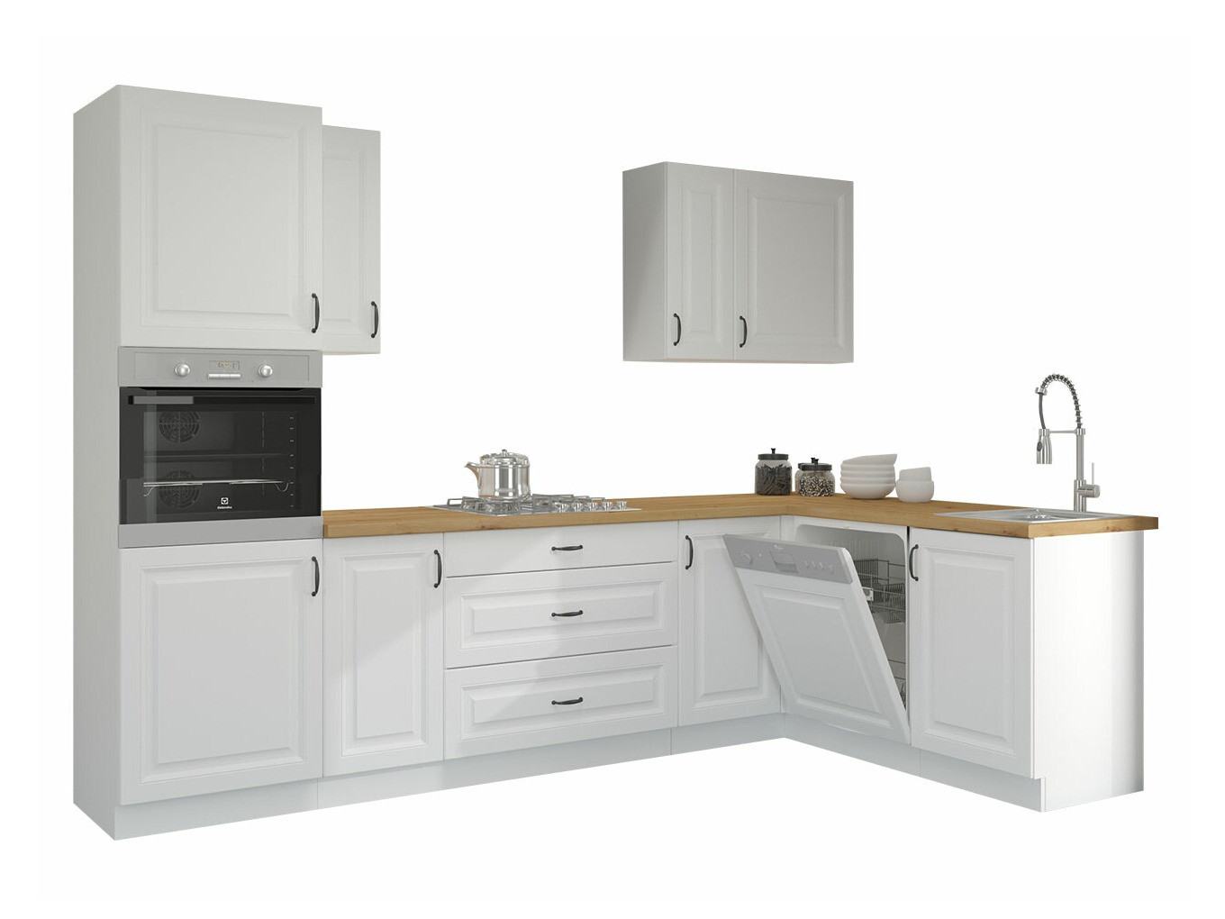 Modularni kuhinjski komplet Retro White 148