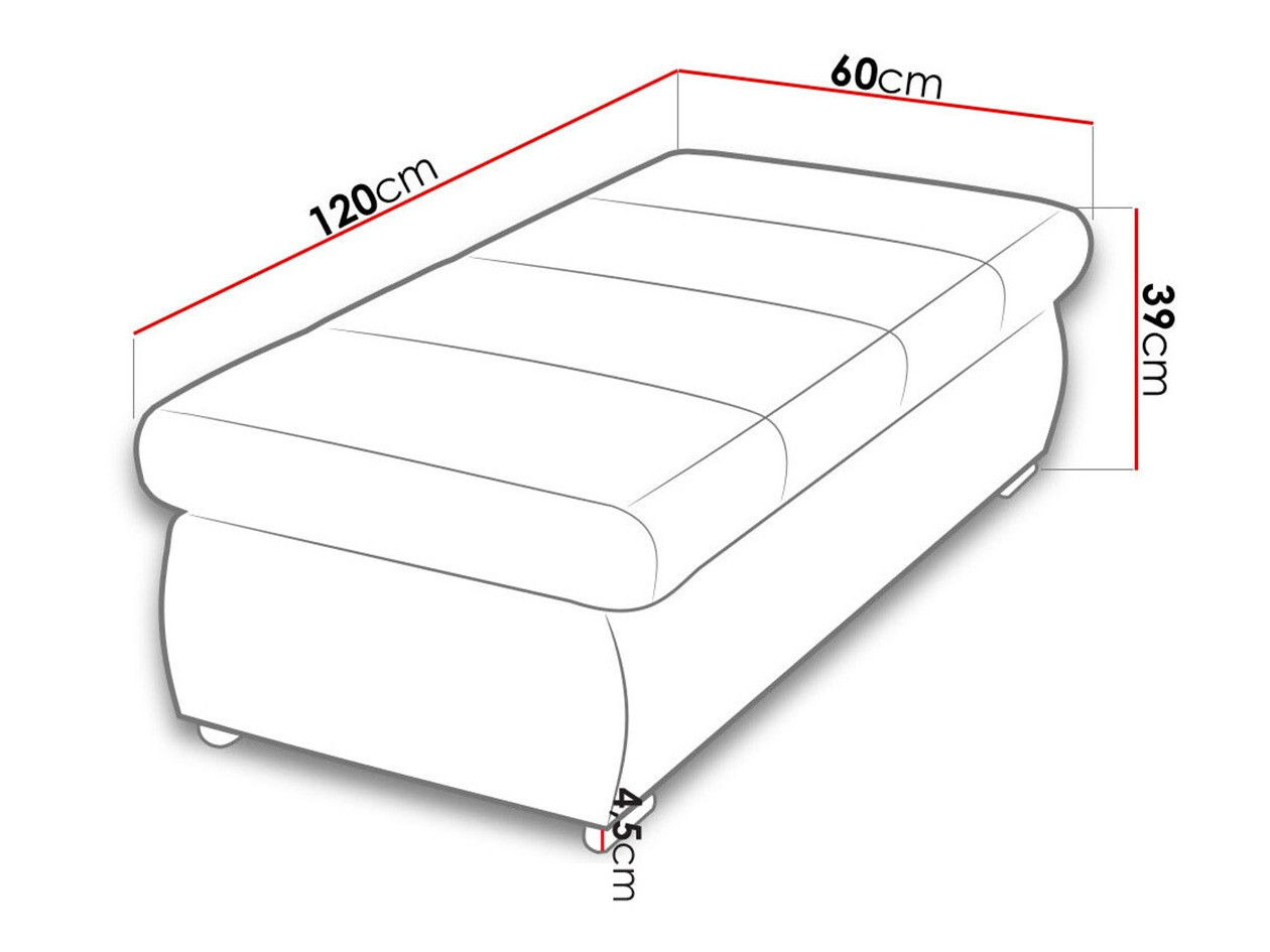 Klop z oblazinjenjem Comfivo 123 (Venus Velvet 2932)