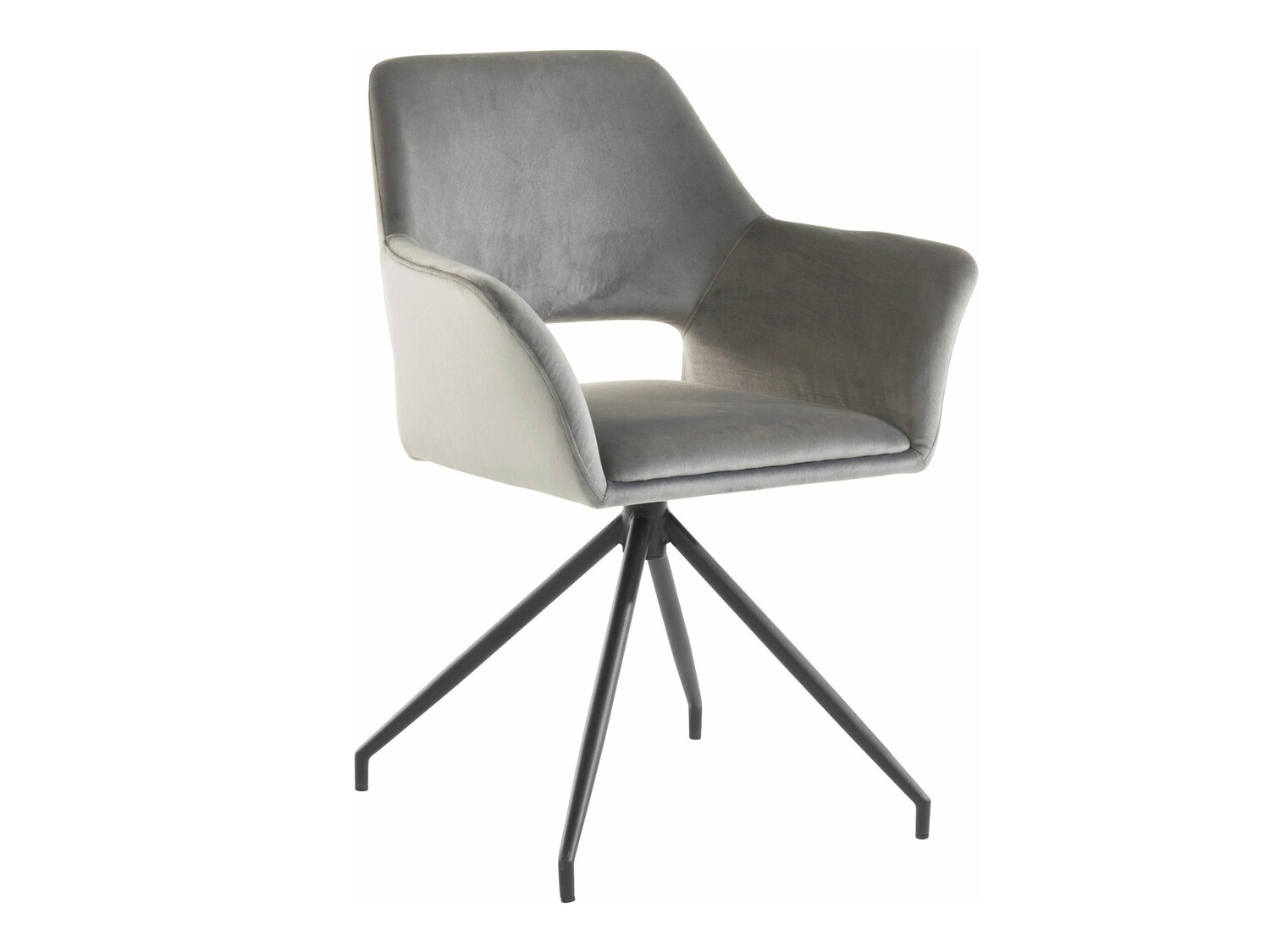 Komplet stolov Denton 1124 (Črna + Siva)