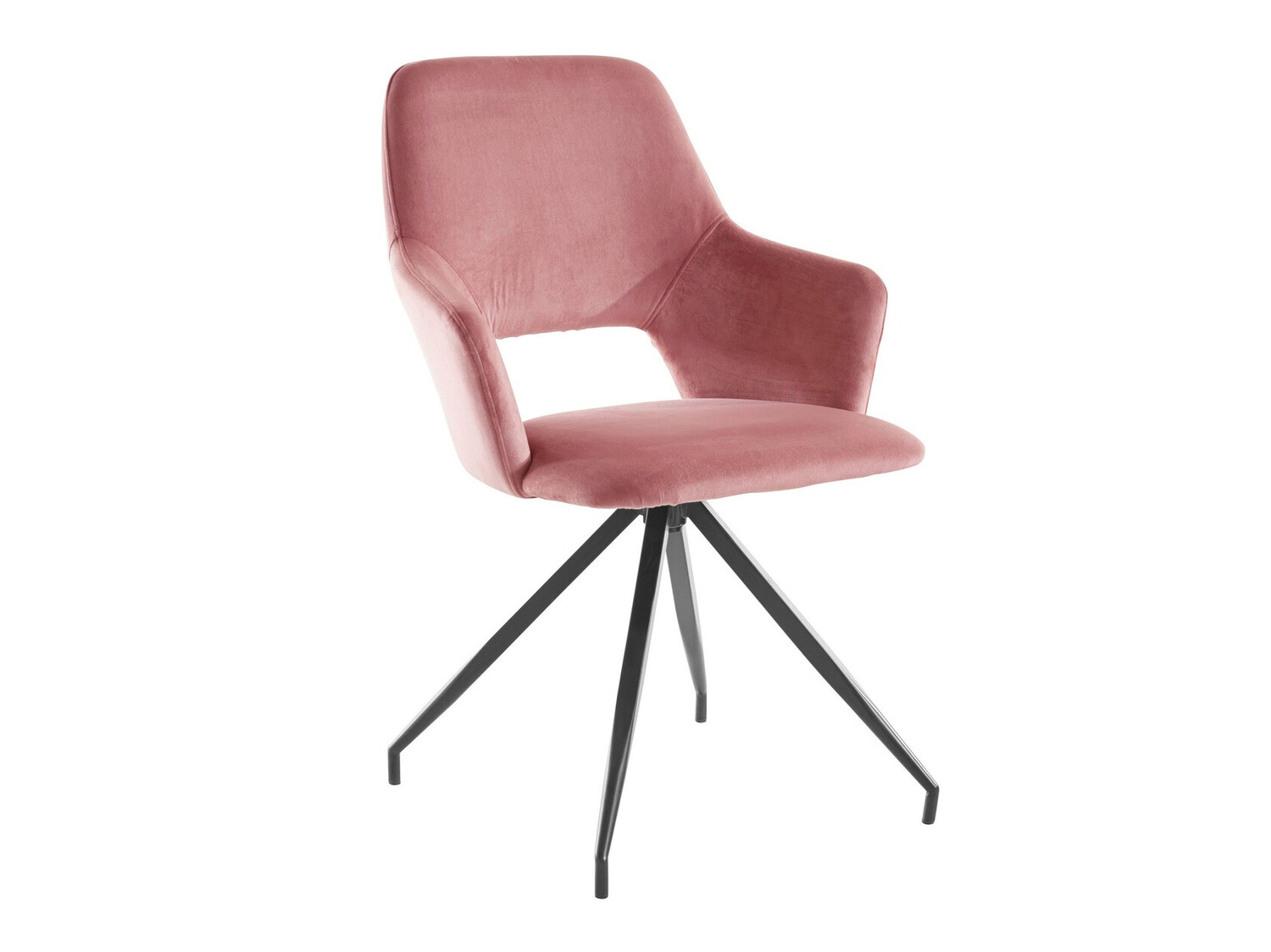 Komplet stolov Denton 1127 (Črna + Roza)