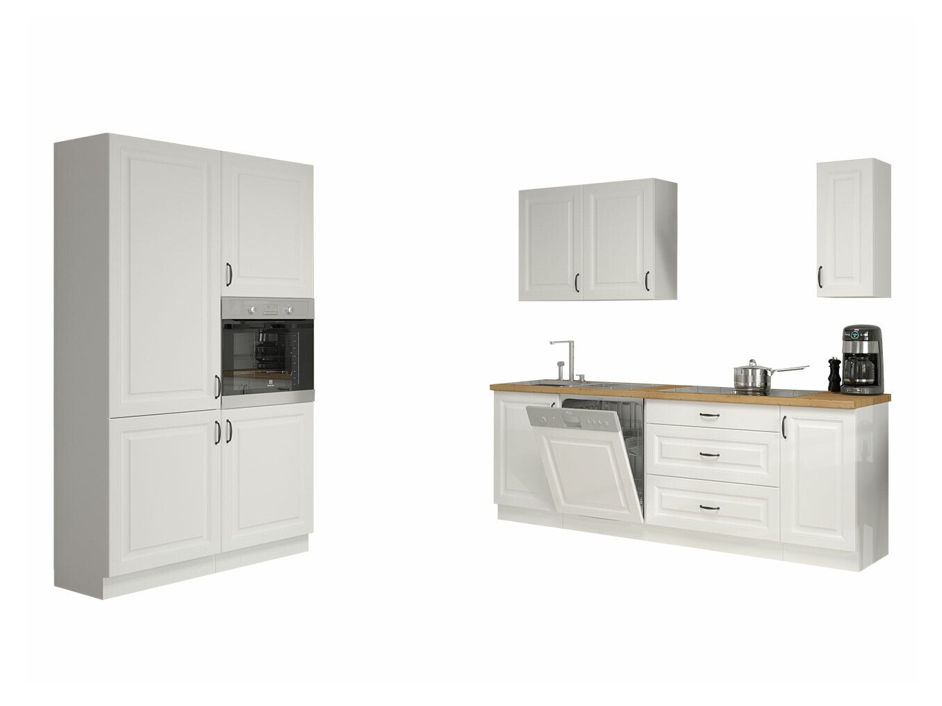 Modularni kuhinjski komplet Retro White 149