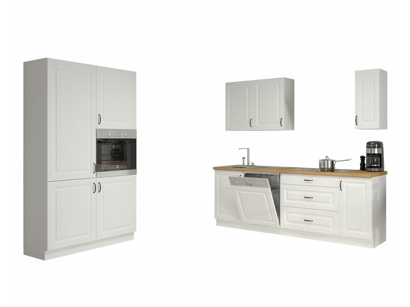 Modularni kuhinjski komplet Retro White 149