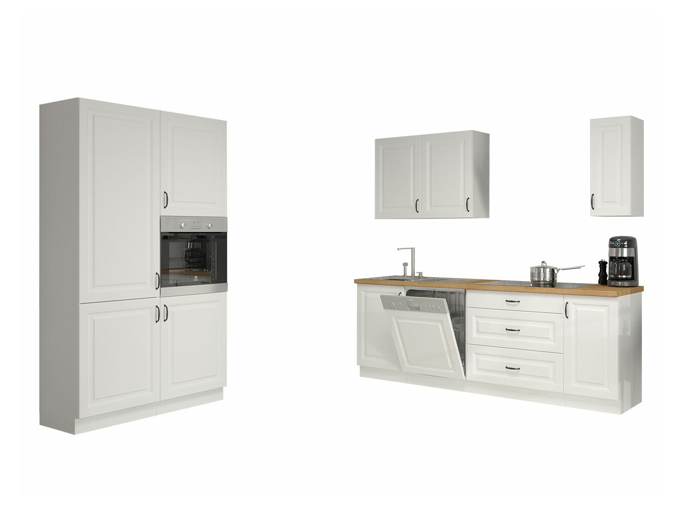 Modularni kuhinjski komplet Retro White 149