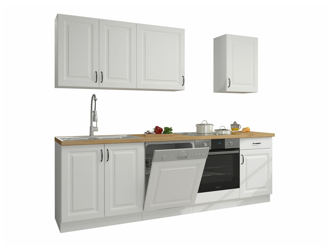 Modularni kuhinjski komplet Retro White 150
