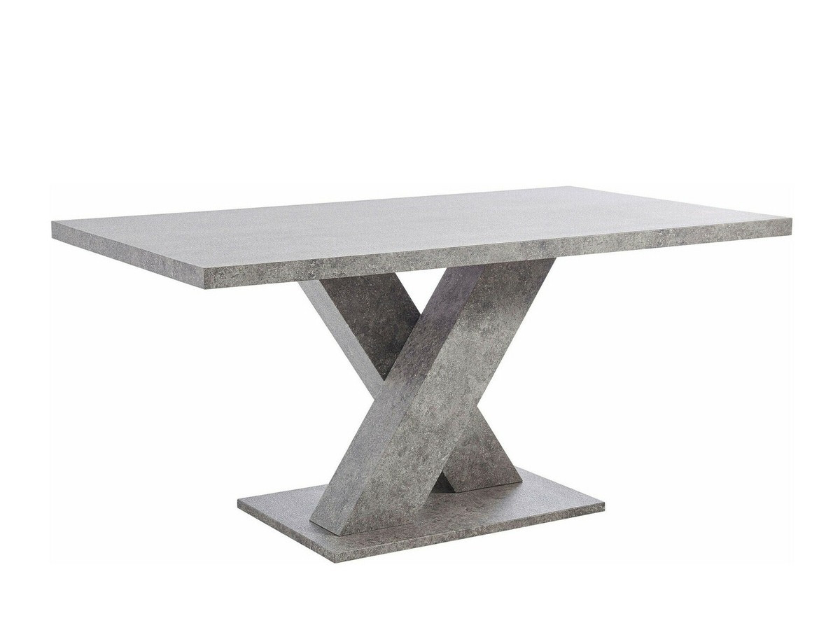 Jedilniški komplet Denton 1131 (Beton + Svetlo zelena)