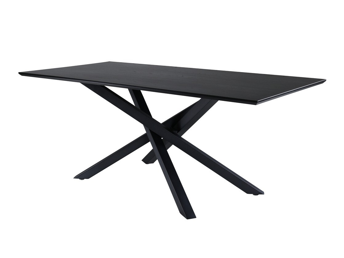 Jedilniški komplet Dallas 2691 (Svetlo siva + Črna)