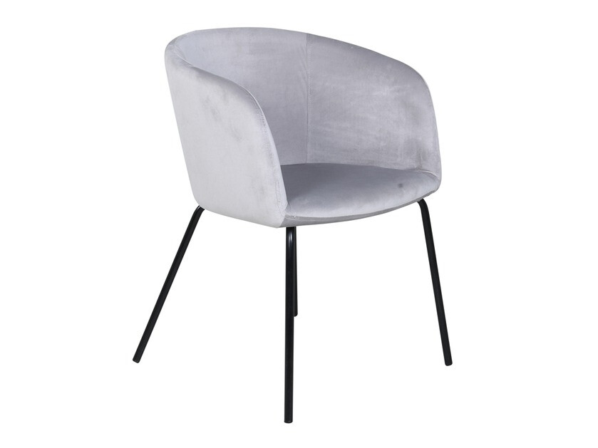 Jedilniški komplet Dallas 2691 (Svetlo siva + Črna)