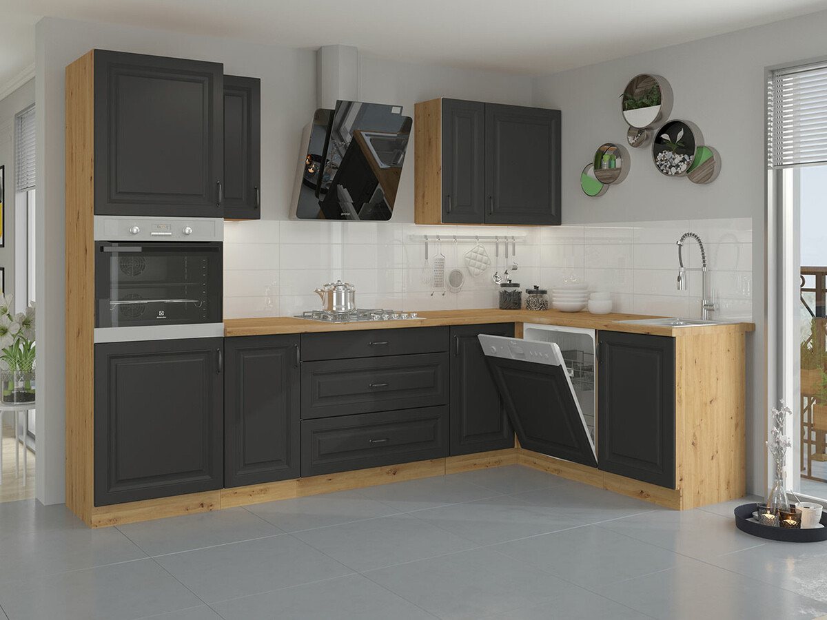 Modularni kuhinjski komplet Retro Grey 148