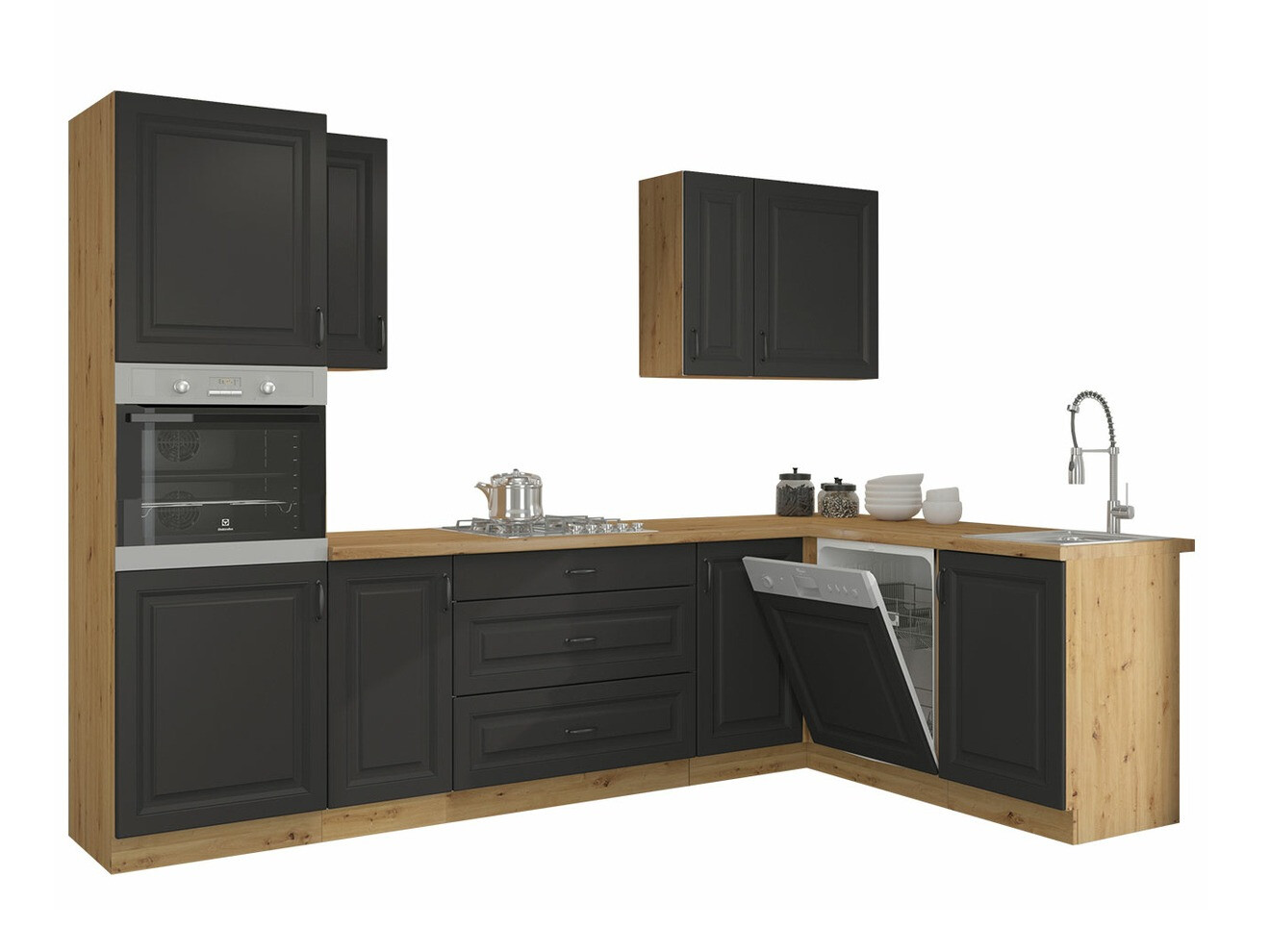 Modularni kuhinjski komplet Retro Grey 148