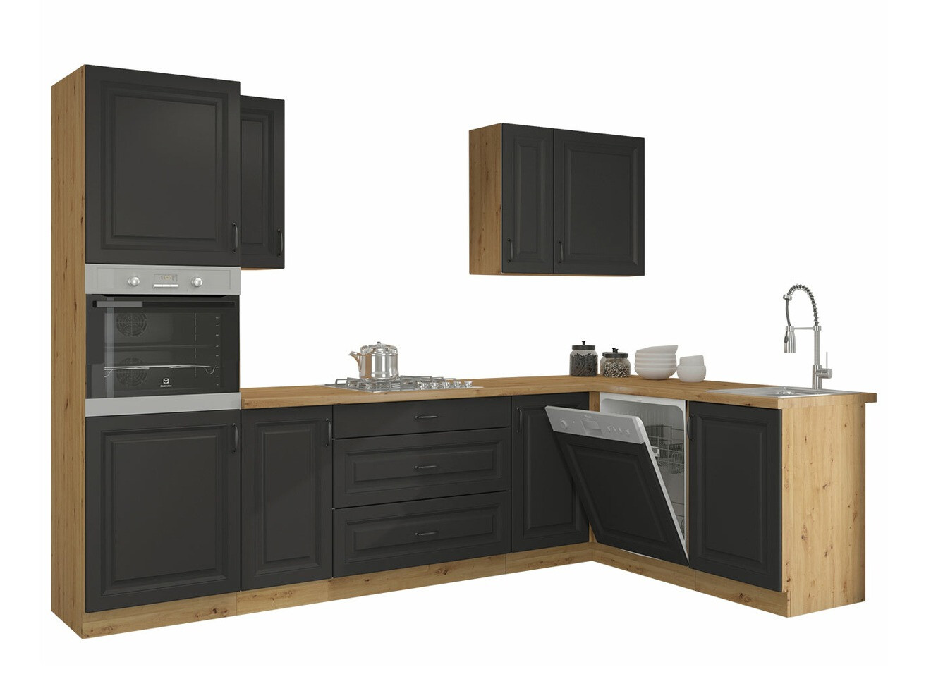 Modularni kuhinjski komplet Retro Grey 148